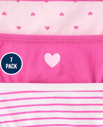 Toddler Girls Bow Brief Underwear 7-Pack