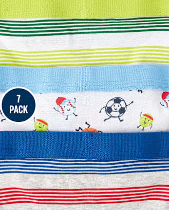 Toddler Boys Sports Brief Underwear 7-Pack