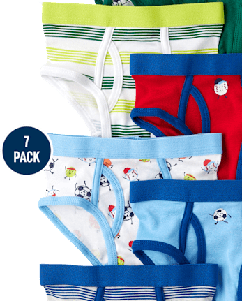 Toddler Boys Sports Brief Underwear 7-Pack