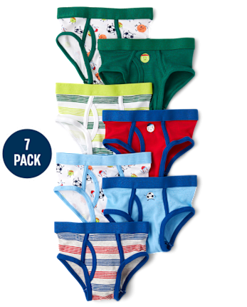 Toddler Boys Sports Brief Underwear 7-Pack
