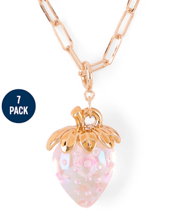 Girls DIY Charm Necklace 7-Piece Set