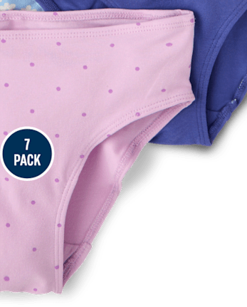 Girls Butterfly Bikini Underwear 7-Pack