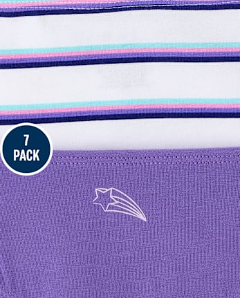 Girls Doodle Bikini Underwear 7-Pack