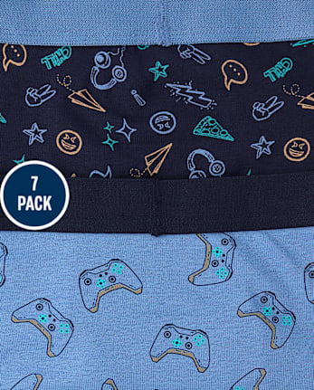 Boys Video Game Brief Underwear7-Pack