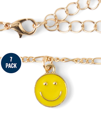 Girls Charm Choker Necklace 7-Pack