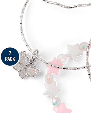 Girls Butterfly Bracelet 7-Pack