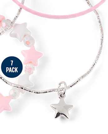 Girls Butterfly Bracelet 7-Pack