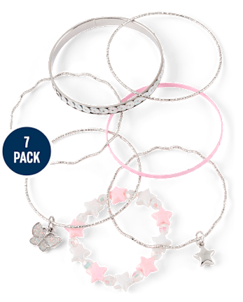 Girls Butterfly Bracelet 7-Pack