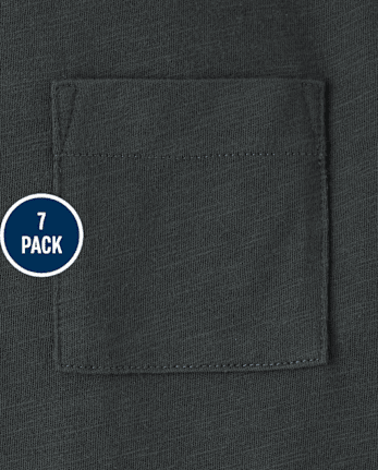 Boys Pocket Tee 7-Pack