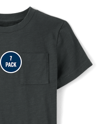 Boys Pocket Tee 7-Pack
