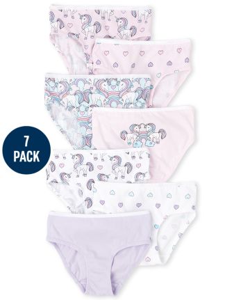 The Childrens Place Big Girls 7 Pack Underwear 