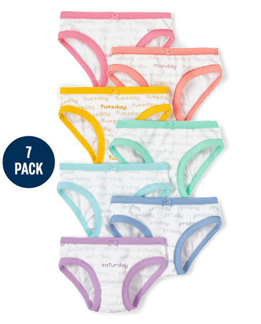 Girls Days Of The Week Underwear 7-Pack - Uniform