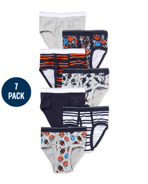Ropa interior deportiva para niños, paquete de 7