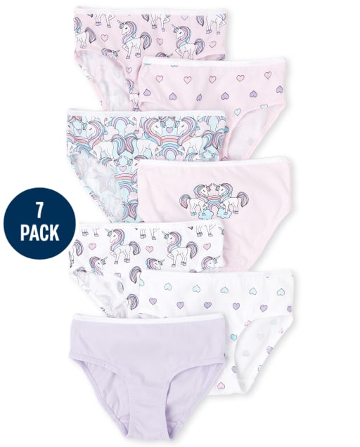 Toddler Girls Unicorn Underwear 7-Pack