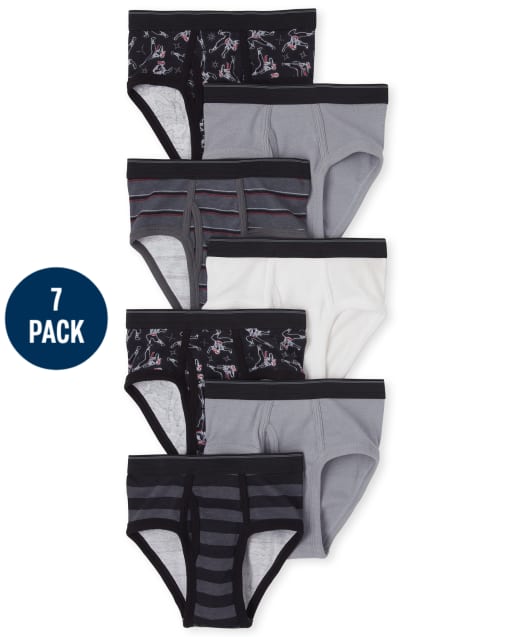 Calzoncillos Ninja para niños, paquete de 7