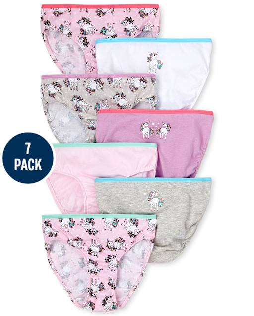 Lot de 7 slips licorne pour fille