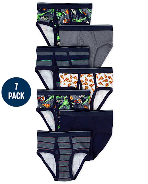 Boys Food Brief Underwear 7-Pack