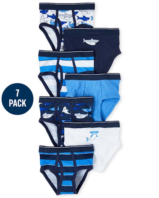 Lot de 7 slips requin pour tout-petit garçon
