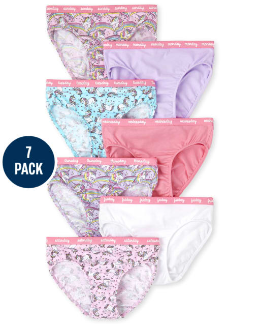 Girls Unicorn Underwear 7-Pack