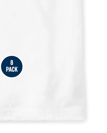 Paquete de 8 camisetas para niño