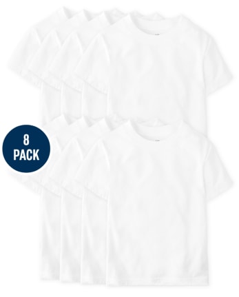 Boys Short Sleeve Tee Shirt 8-Pack