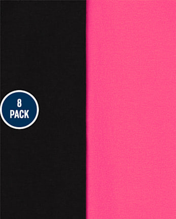 Girls Leggings 8-Pack
