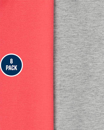Girls Leggings 8-Pack