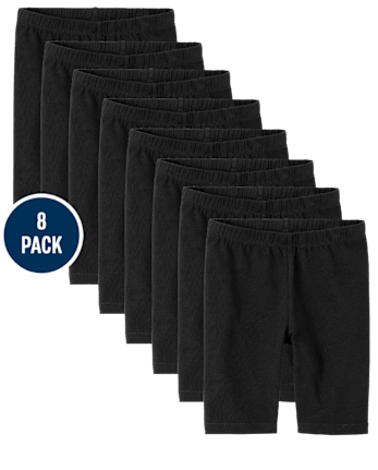 Girls Mix And Match Bike Shorts 8-Pack