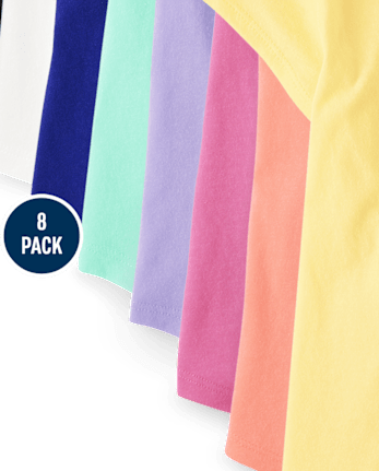 Girls Tee Shirt 8-Pack