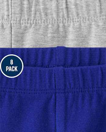 Pantalones cortos de ciclismo para niñas, paquete de 8