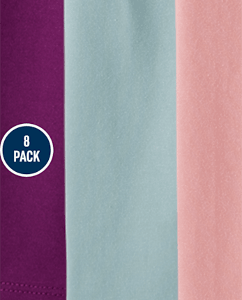 Girls Leggings 8-Pack