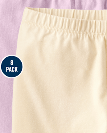 Lot de 8 shorts de cyclisme pour filles