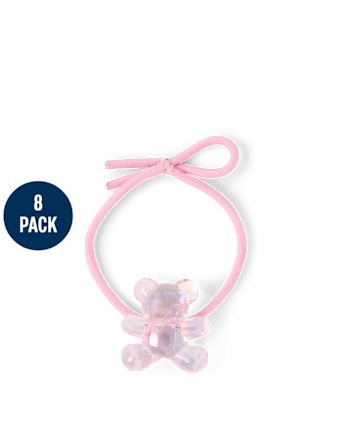 Girls Icon Hair Tie 8-Pack
