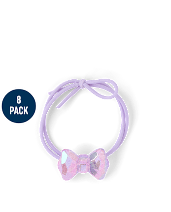 Girls Icon Hair Tie 8-Pack