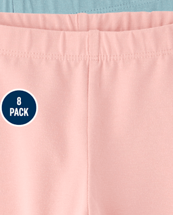 Girls Leggings 8-Pack