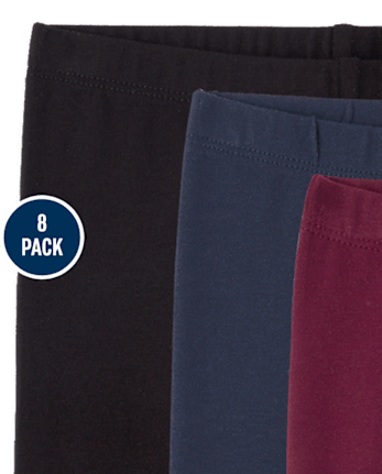 Girls Leggings 8-Pack