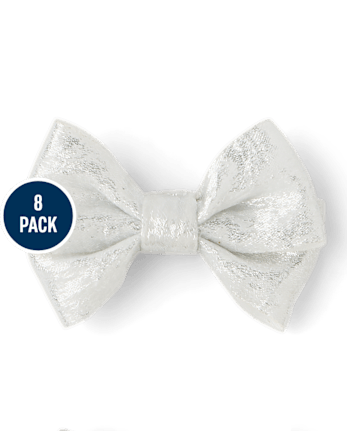 Toddler Girls Bow Hair Clip 8-Pack - MULTI CLR