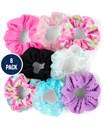Lot de 8 chouchous froncés Fille