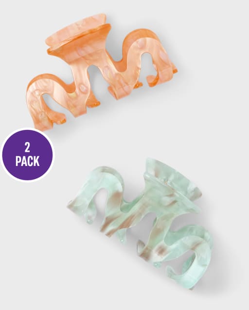 Girls 2-Pack Claw Clips