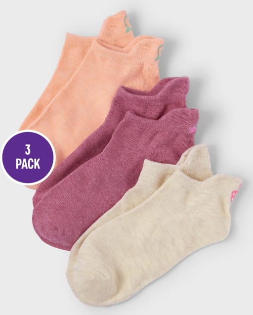 Girls Ankle Socks 3-Pack