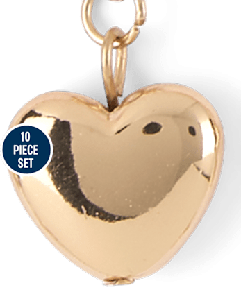 Ensemble de 10 bijoux floraux pour filles