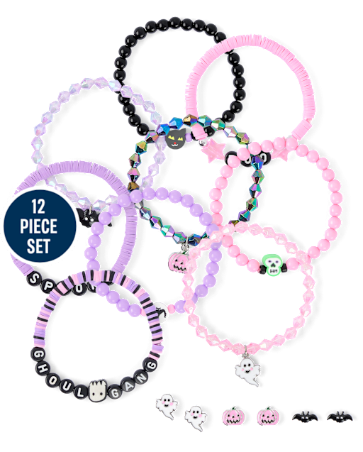 Girls Halloween 12-Piece Jewelry Set