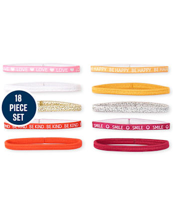 Ensemble de cheveux 18 pièces pour filles