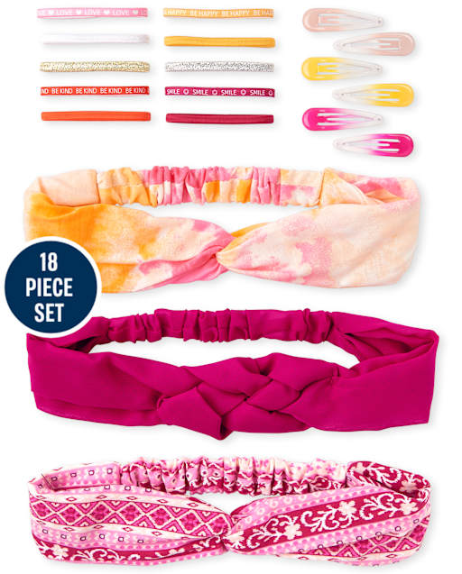 Girls 18-Piece Hair Set
