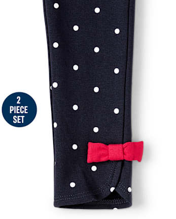 Conjunto de top y leggings de manzana para niñas: el favorito de los profesores