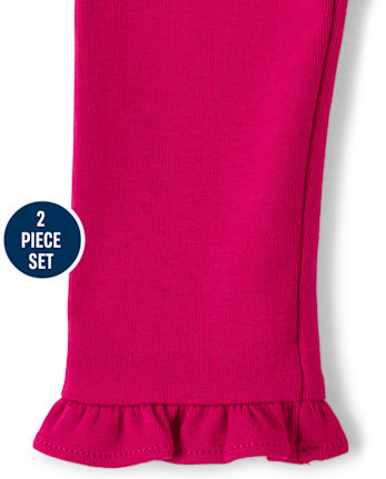 Conjunto Niña Top Floral Y Leggings - Tree House