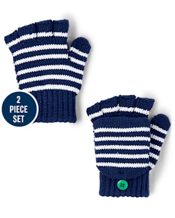 Boys Space Pom Pom Hat and Mittens Set - Comet Club