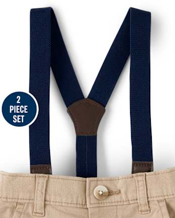 Conjunto de pantalones cortos de vestir y body con botones a cuadros para bebés niños - Celebraciones de primavera