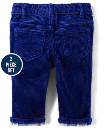 Baby Boys Matching Family Plaid 2-Piece Outfit Set