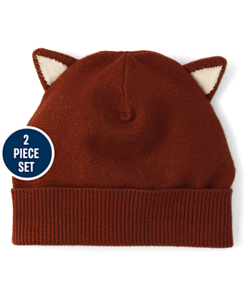 Baby Boys Fox Sweater Overalls 2-Piece Outfit Set - Homegrown by Gymboree
